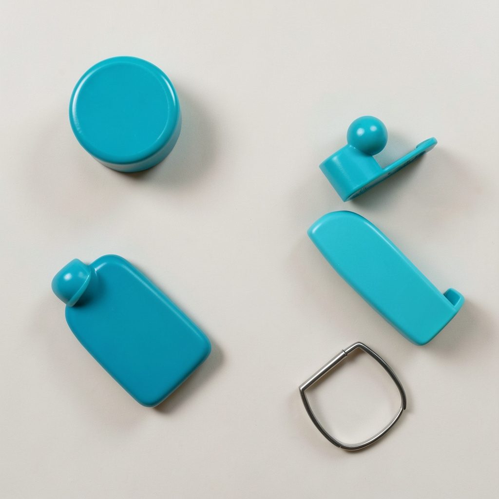Product photograph of a slim cylindrical spotlight fixture in a neutral finish against a pale studio background